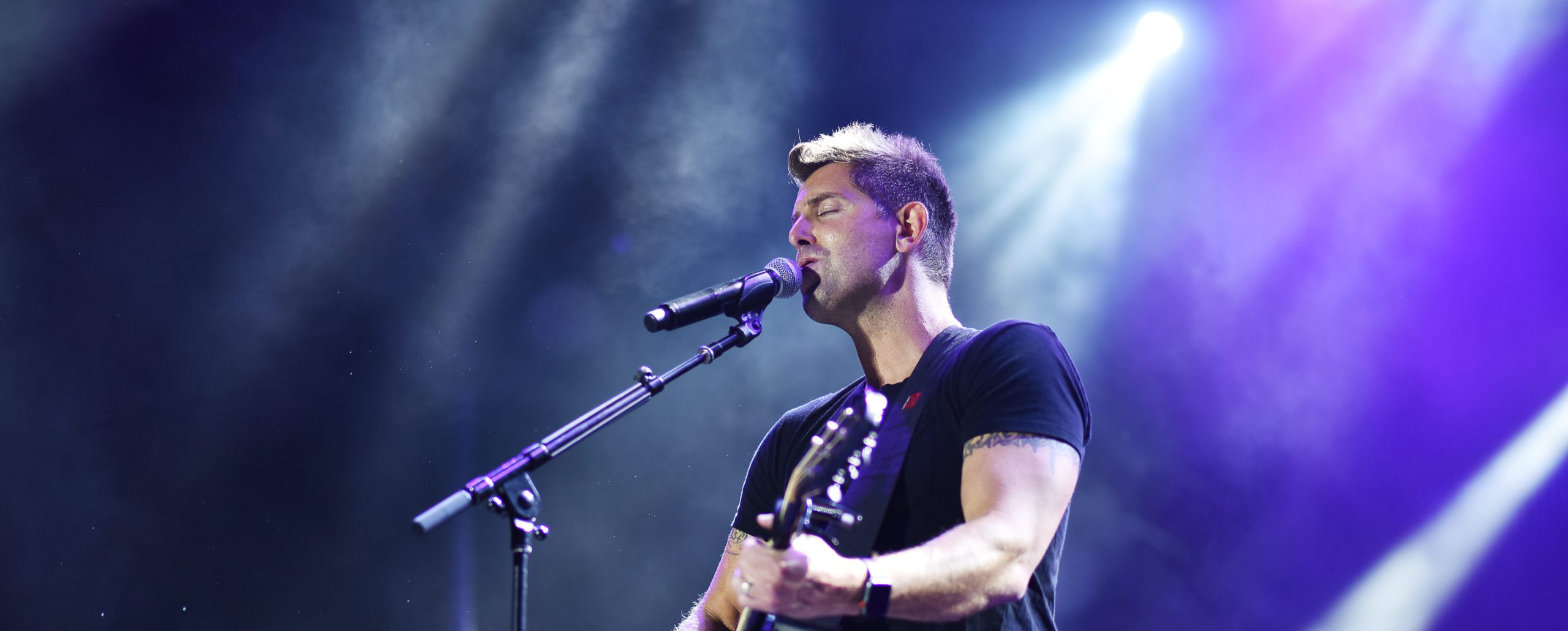 Jeremy Camp on the stage